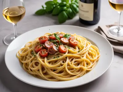 Linguine aux palourdes et vin blanc