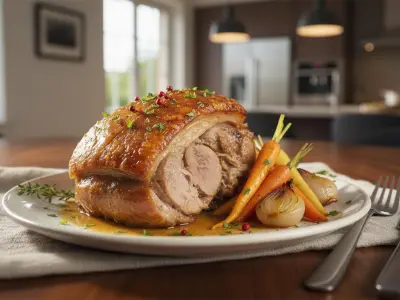 Rouelle de Porc Confite au Four (Méthode Produit Congelé)