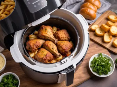 Collier d'agneau croustillant à l'air fryer