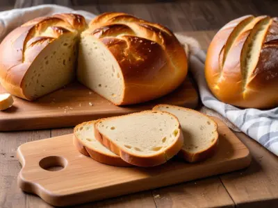 Pain de seigle maison rustique