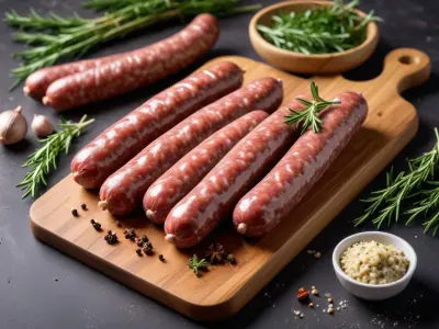Saucisses maison aux herbes et épices