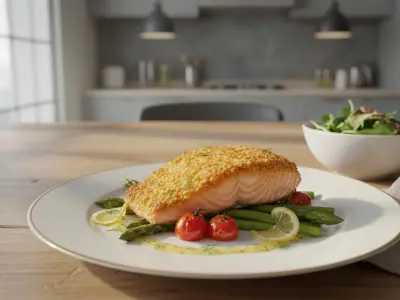 Pavé de Saumon Croustillant à l'Air Fryer