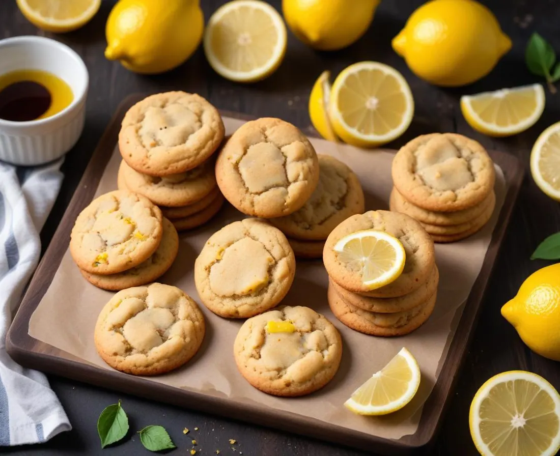 Cookies Salés Artichauts et Citron