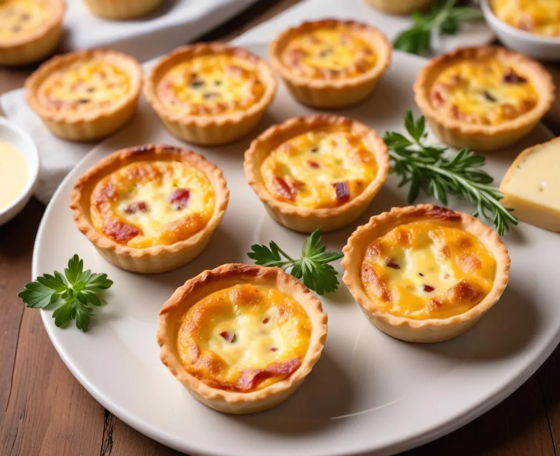 Mini Quiches Lardons et Emmental