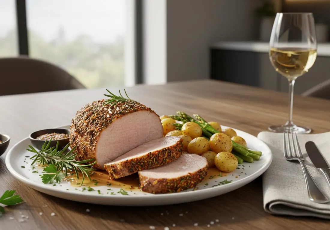 Rôti de Porc Herbacé à l'Air Fryer Cosori
