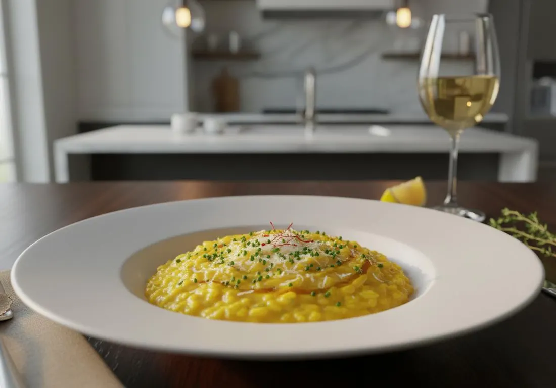 Risotto Crémeux au Safran