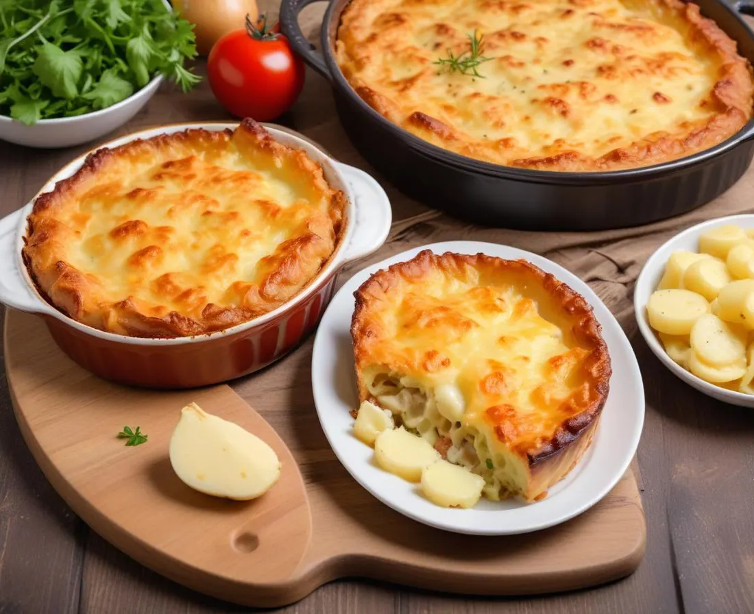 Gratin Dauphinois Traditionnel et Salade Croquante