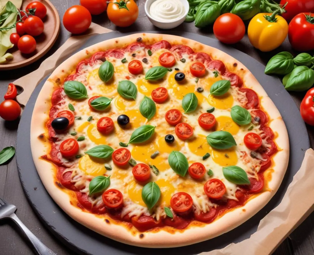 Pizza Estivale aux Légumes du Soleil
