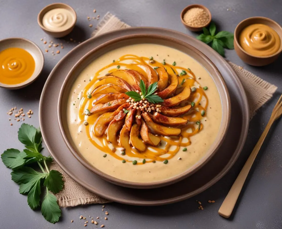 Chou-fleur rôti aux épices et sauce tahini