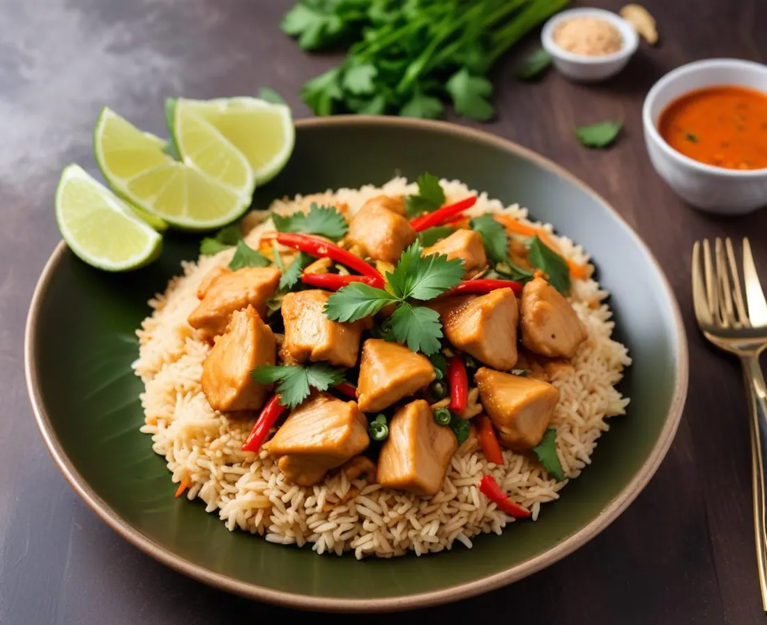 Pad Thaï au Poulet Maison