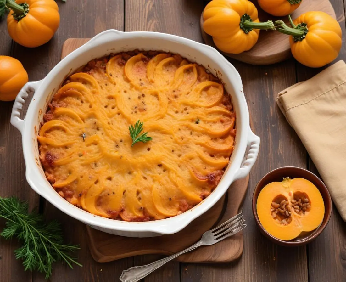 Gratin Automnal au Butternut et aux Noix