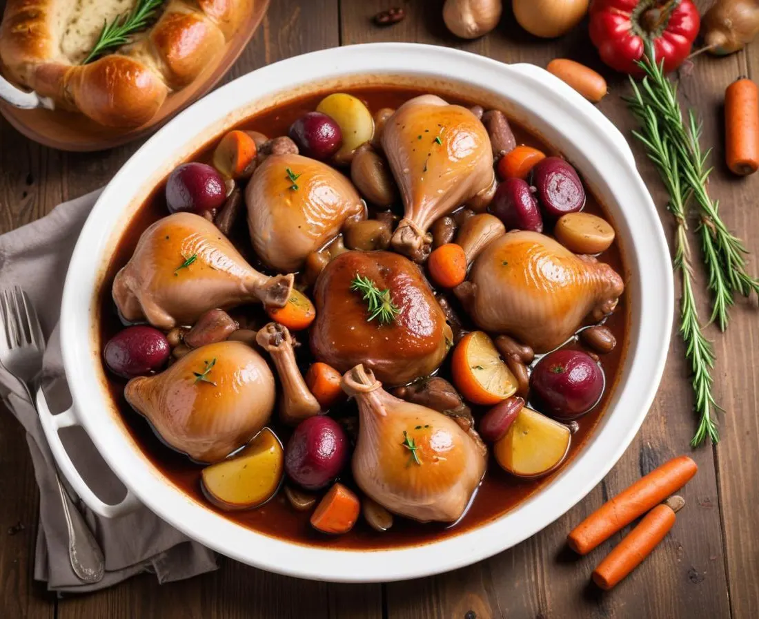 Coq au Vin Traditionnel