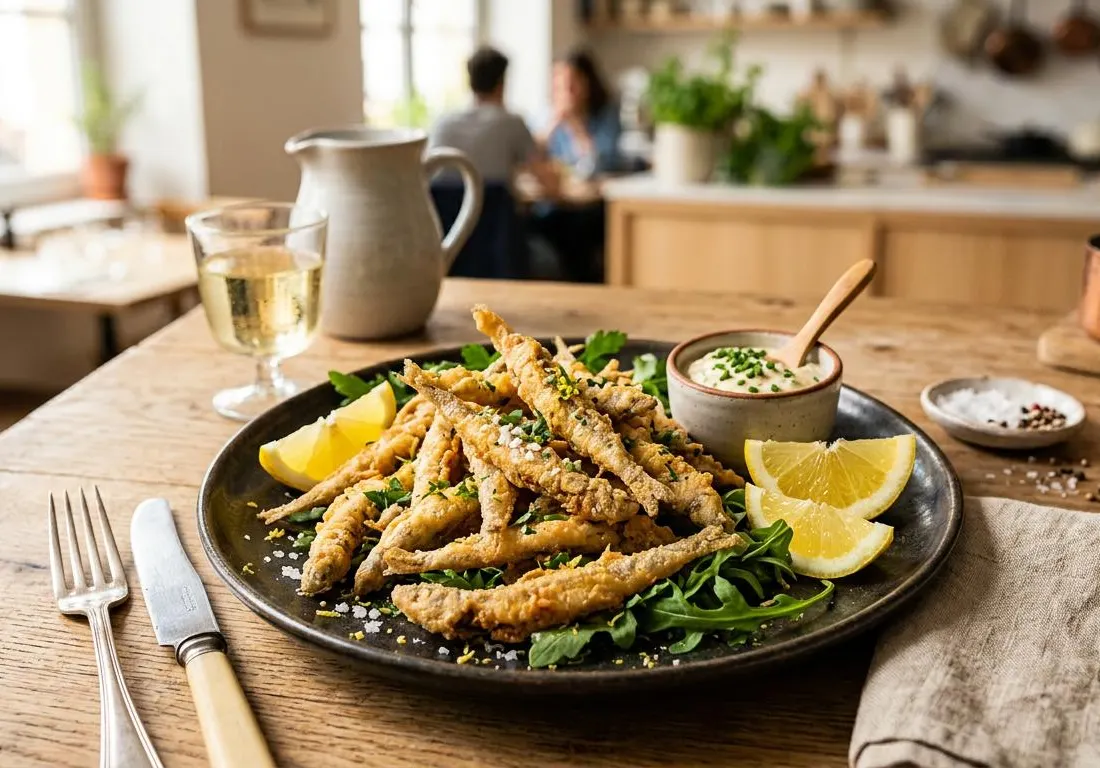 Friture de Blanchaille au Citron et Fleur de Sel