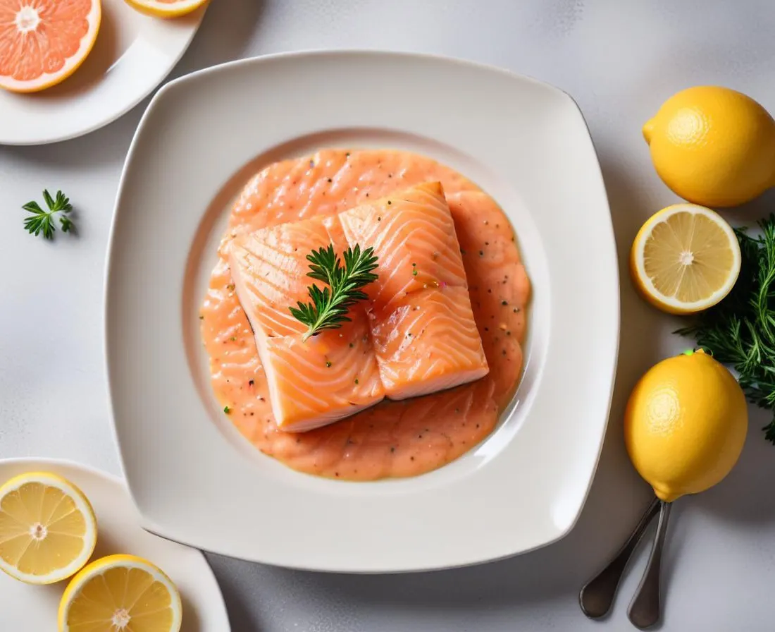Pavé de Saumon à la Crème Citronnée