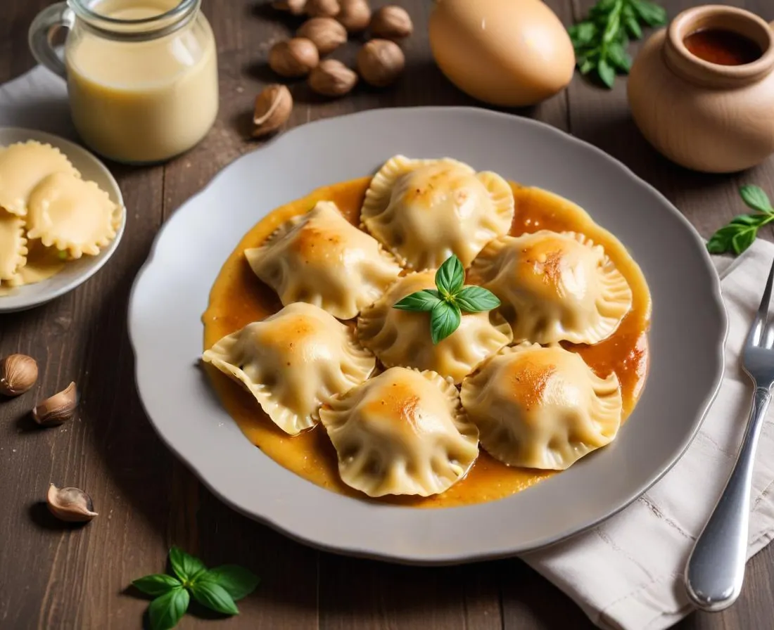 Raviolis aux champignons