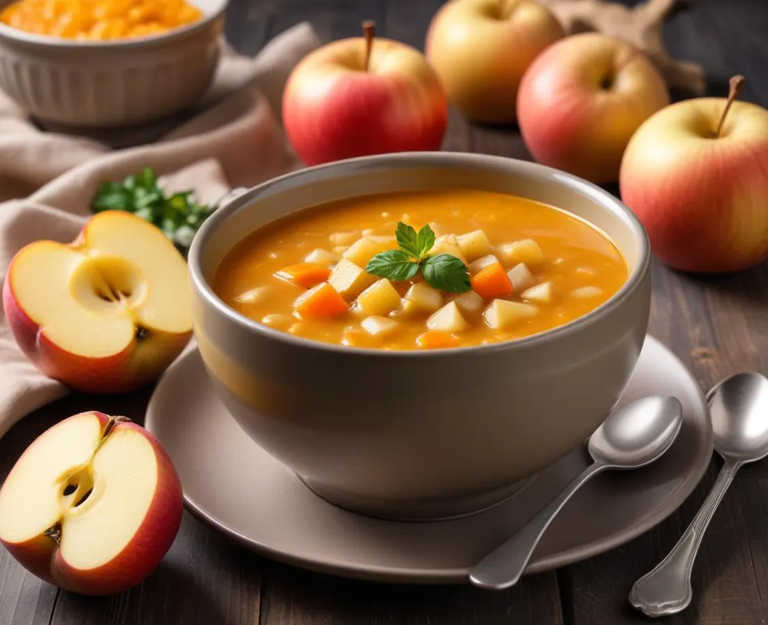 Soupe de topinambours et pommes de terre