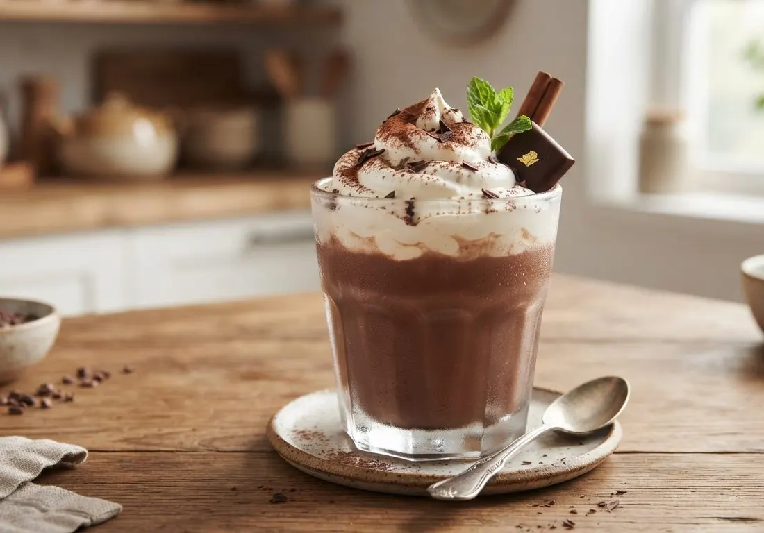 Chocolat froid crémeux et onctueux