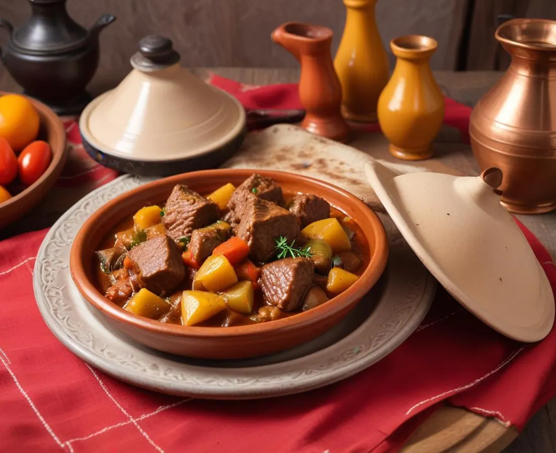 Tajine d’agneau aux pruneaux