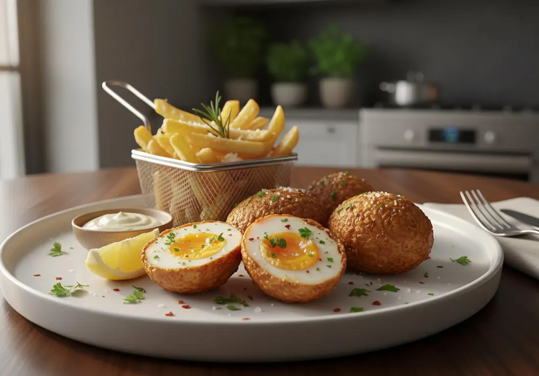 Œufs Durs Inratables à la Friteuse à Air Cosori