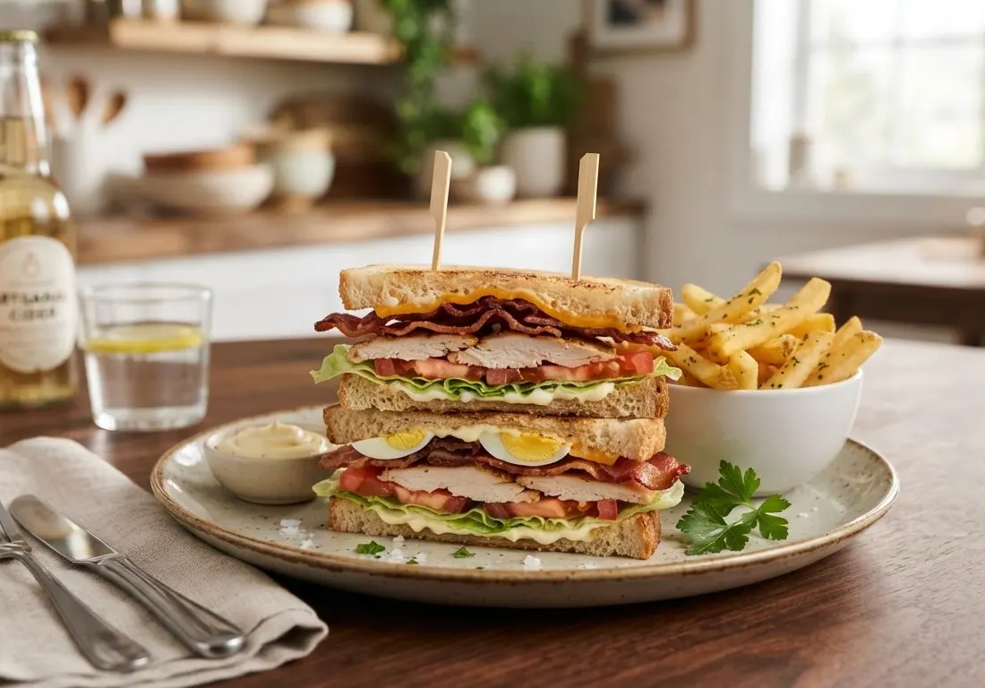 Club Sandwich Authentique au Bacon Croustillant