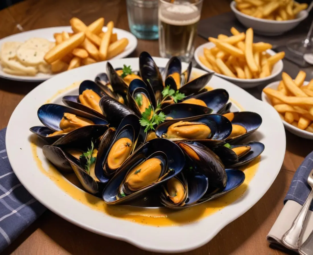 Moules Marinières, Frites
