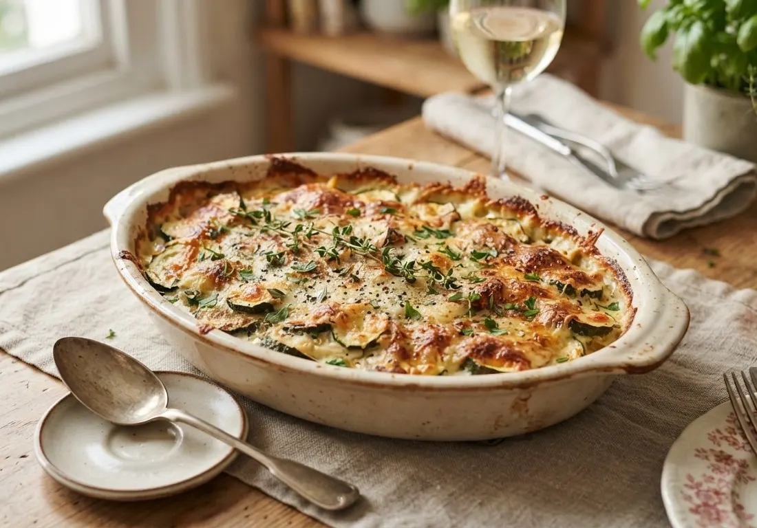 Gratin de courgettes