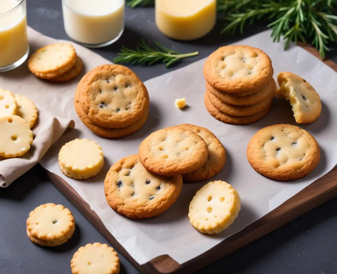 Cookies salés à l'estragon et à l'emmental