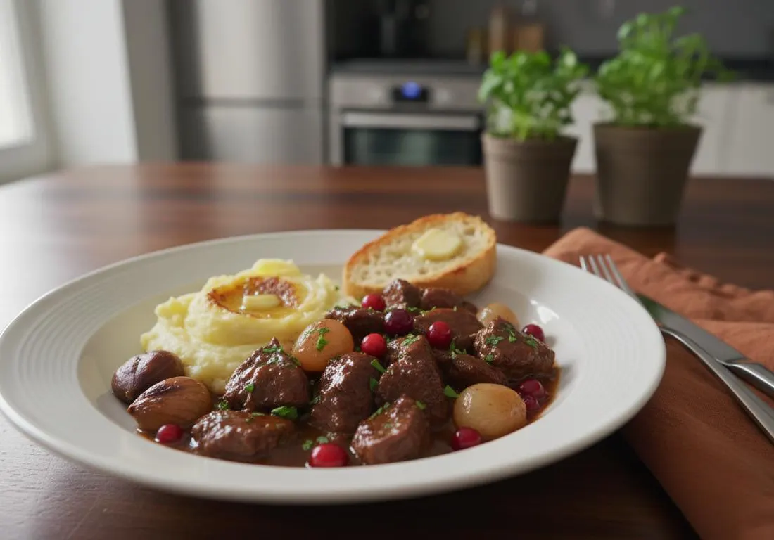 Civet de Chevreuil Express au Cookeo