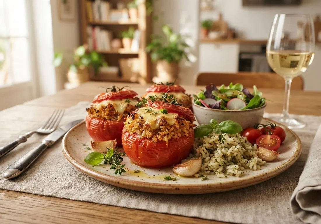 Tomates farcies au riz