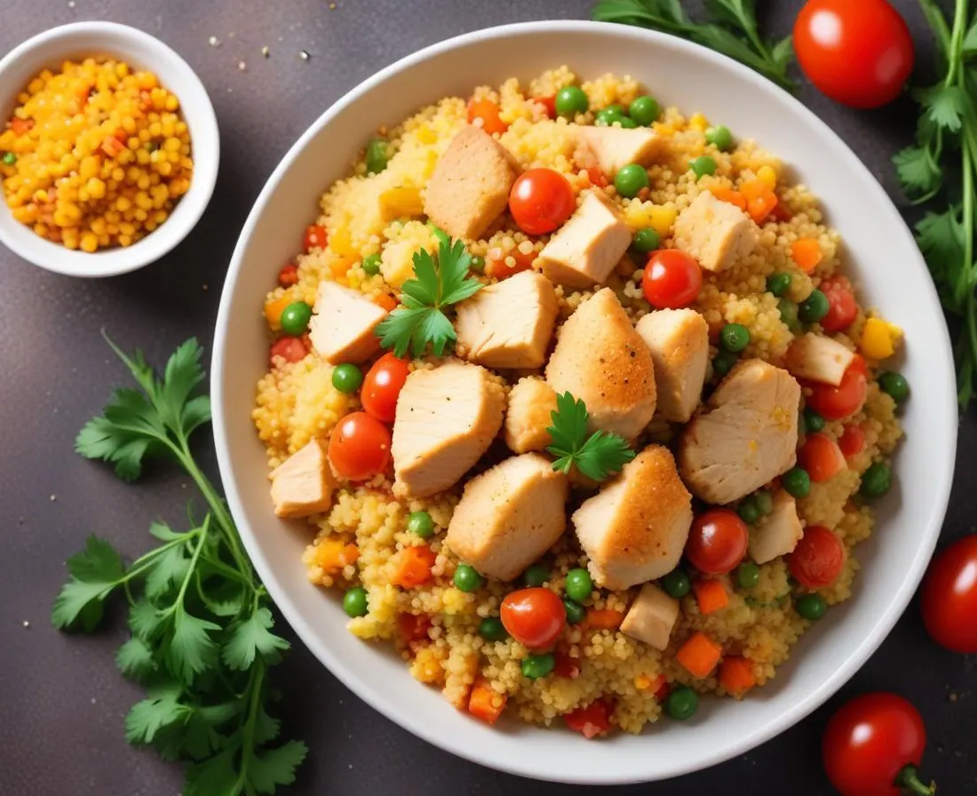 Couscous aux légumes et poulet
