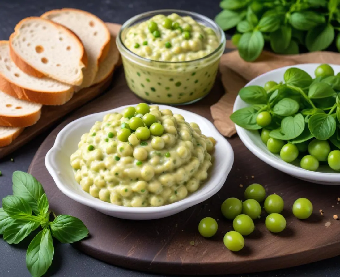 Tartinade de Pois Cassés Rafraîchissante à la Menthe