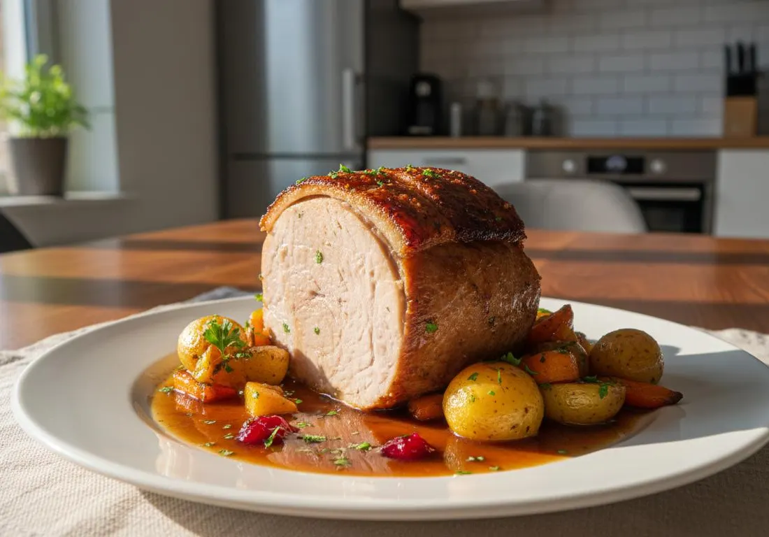 Rouelle de Porc Express au Cookeo et Airfryer (Spécial Congelé)