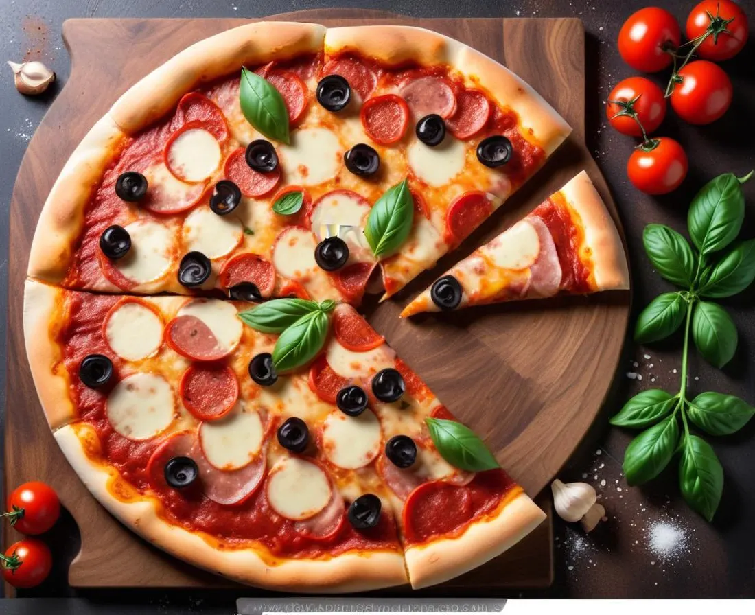 Pizza Printanière aux Artichauts, Poivrons et Oignons Nouveaux