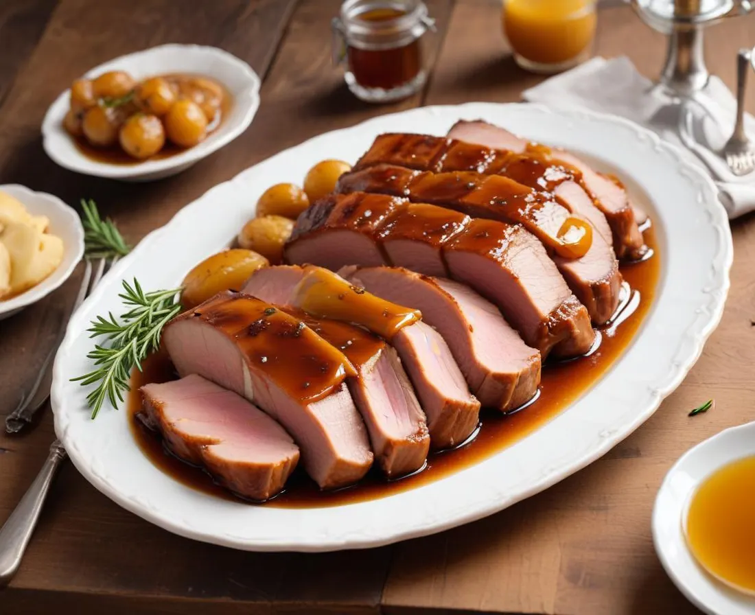 Travers de porc marinés au miel