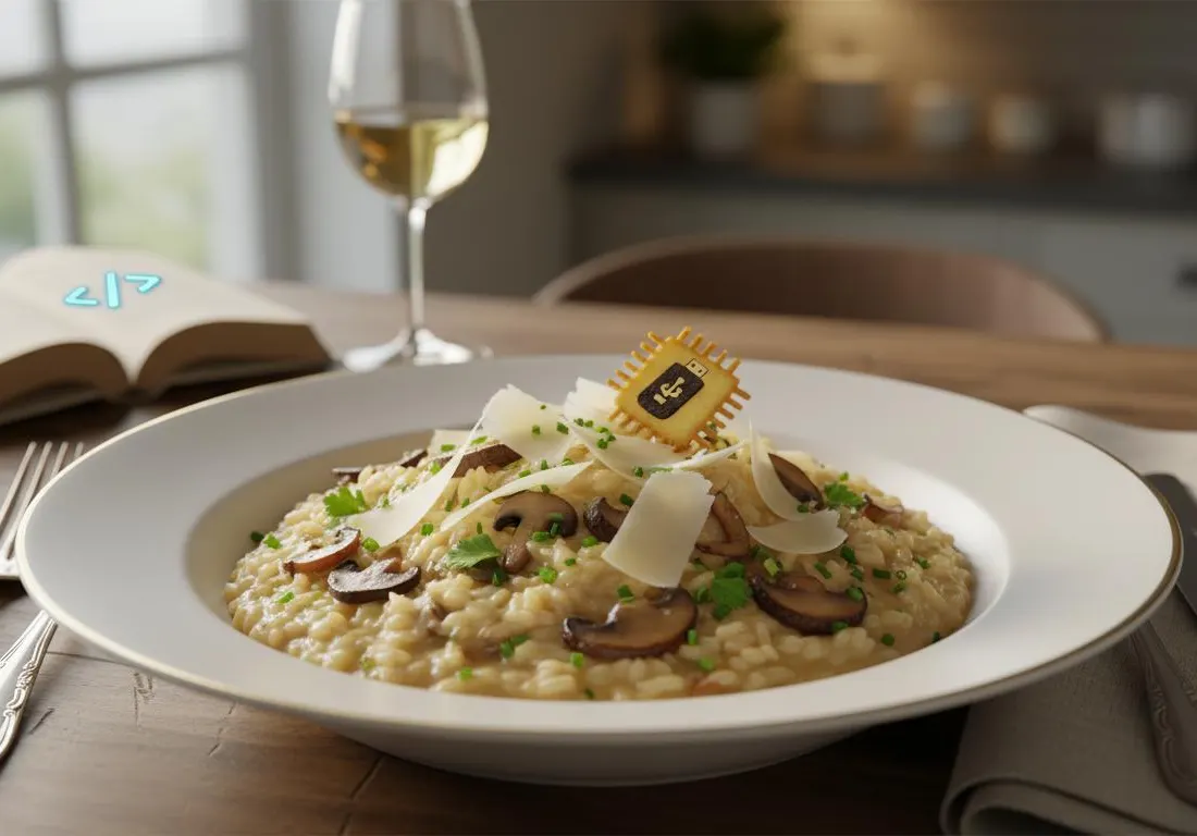 Le Risotto de l'Informaticien au Parmesan et Champignons
