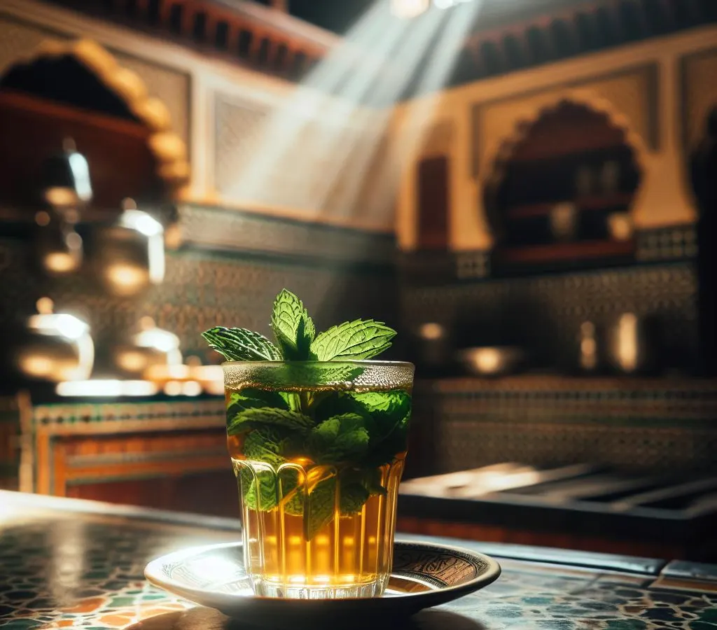 Thé à la menthe marocain