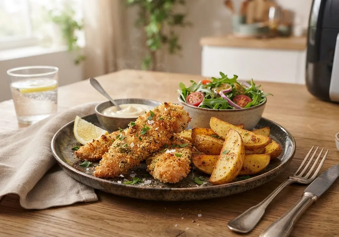 Tenders de Poulet Croustillants au Air Fryer