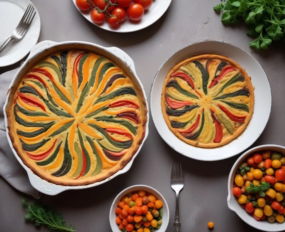 Clafoutis de légumes printaniers