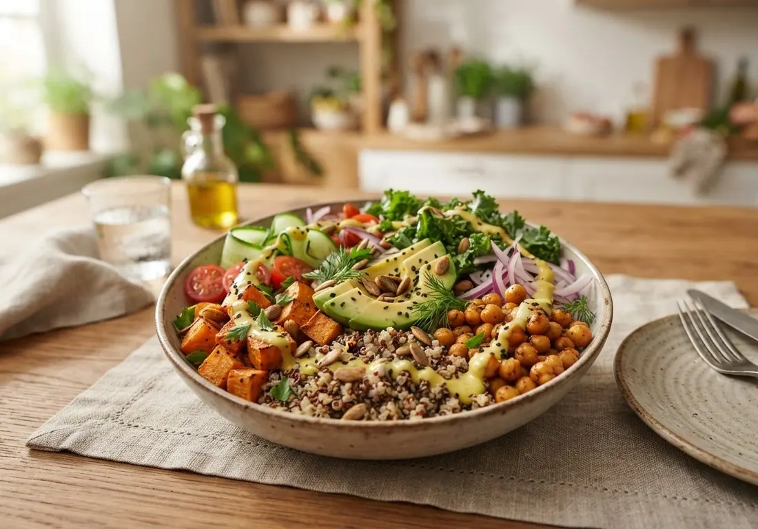 Bowl de quinoa et légumes