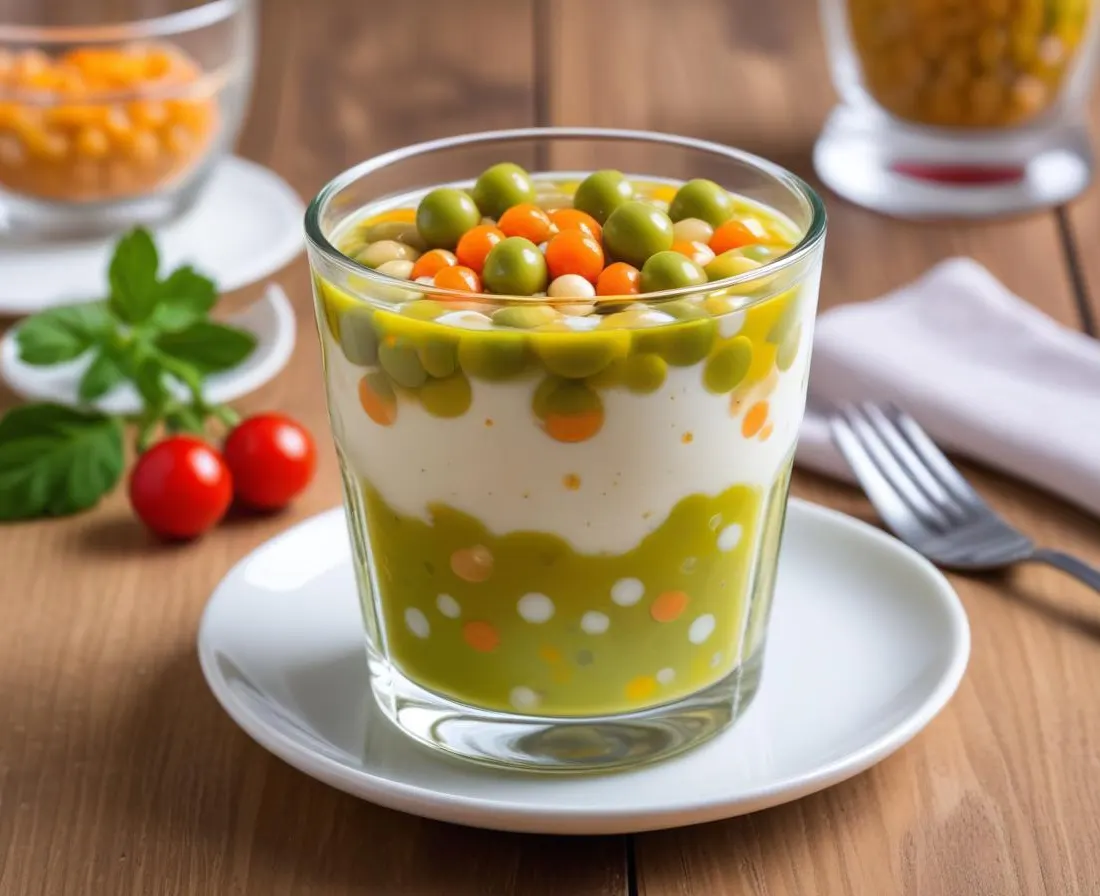 Verrine Fraîcheur Pois Cassés