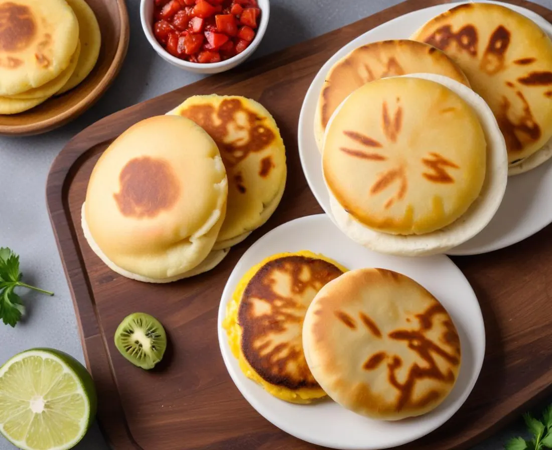 Arepas Vénézuéliennes et Colombiennes