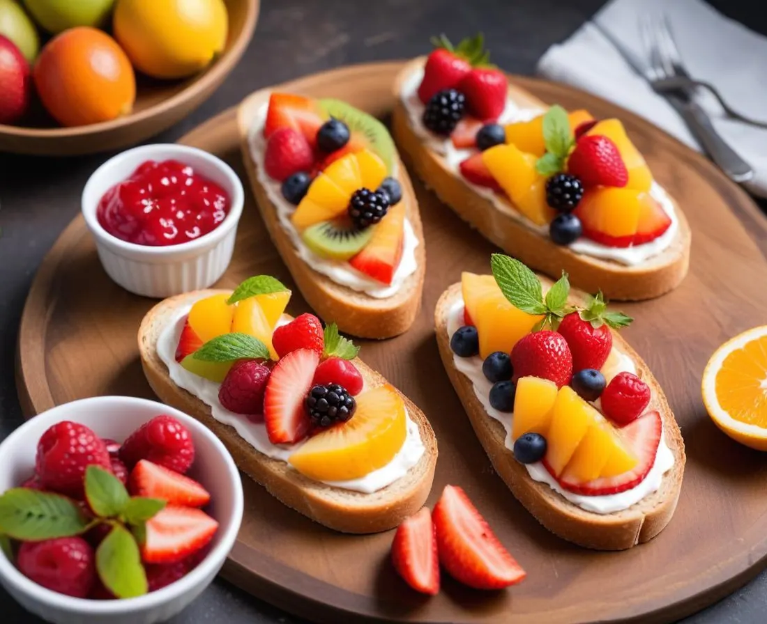 Pique-nique gourmand : tartines, cake salé et fruits frais