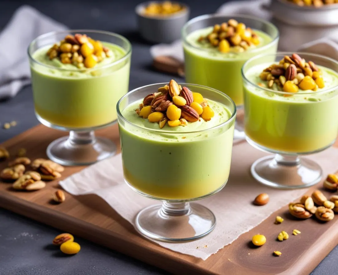 Verrines de Mousse de Mortadelle et Pistaches