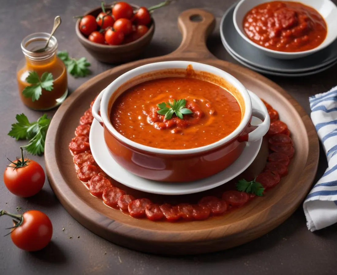 Sauce crémeuse au chorizo