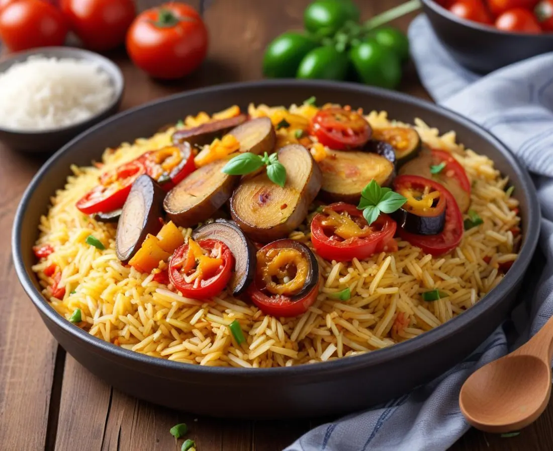Ratatouille et Riz Basmati, un délice ensoleillé
