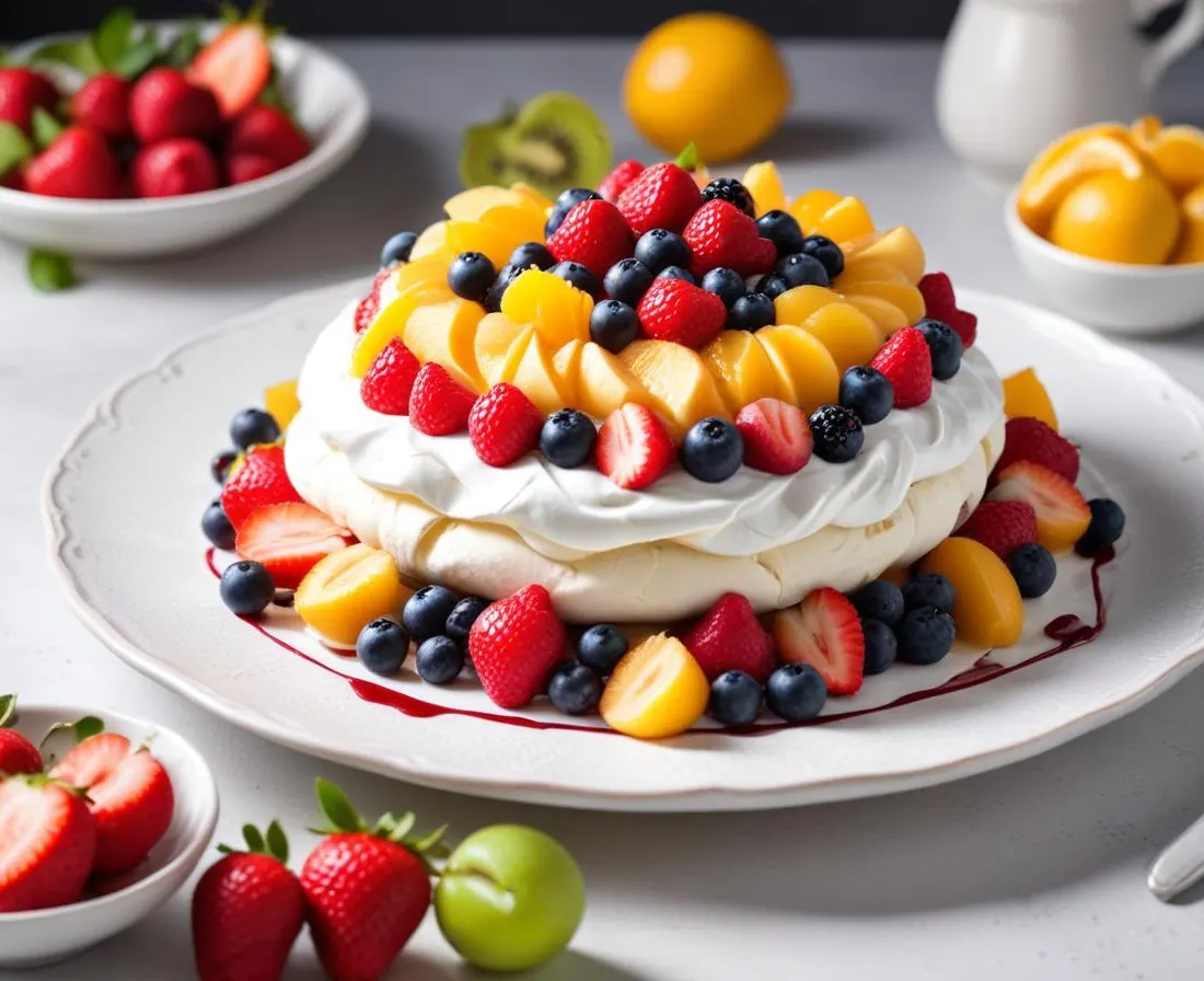 Pavlova aux Fruits Frais