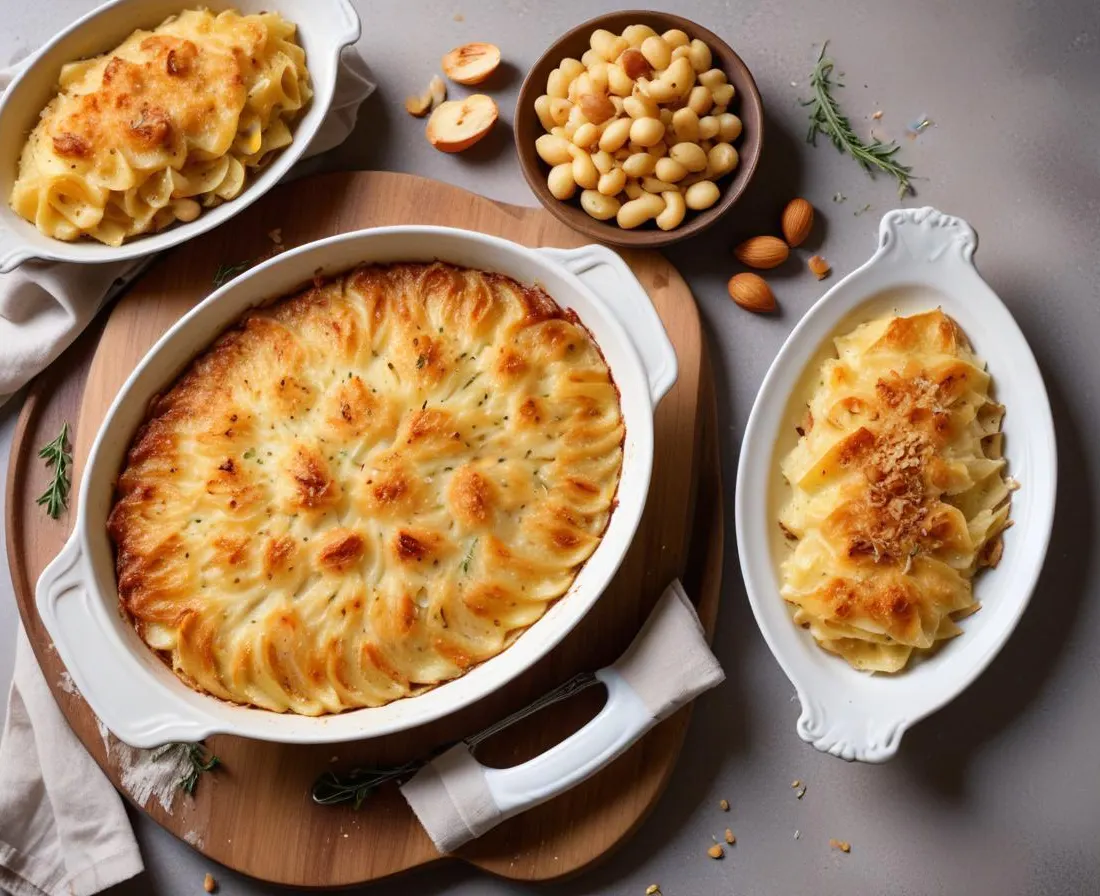 Gratin de Fenouil au Parmesan et aux Amandes