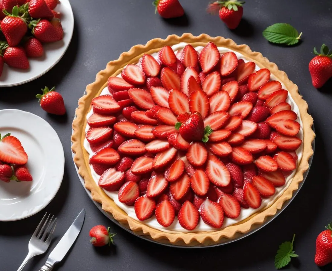 Tarte aux Fraises Fraîche et Gourmande