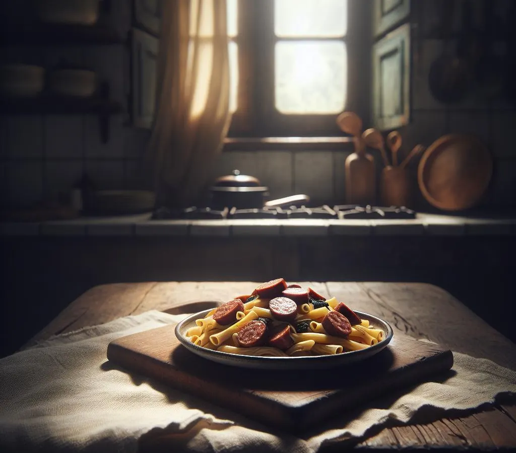 Pâte aux merguez