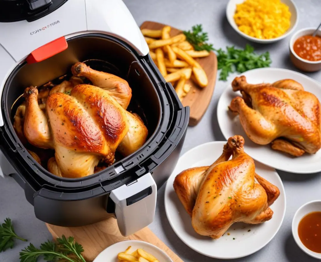 Hauts de cuisse de poulet croustillants à l'Air Fryer